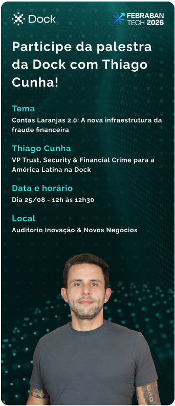 Participe da palestra da Dock com Thiago Cunha!